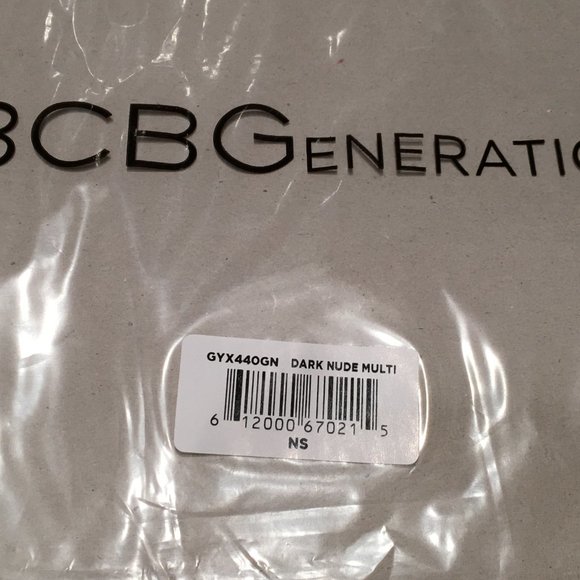 BCBGeneration Ready To Roll Foldover Clutch Dark Nude Snake Prints New With Tag - Picture 2 of 16